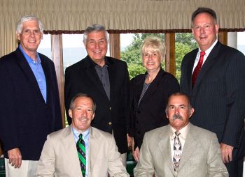 Elected officers of the CAN DO Community Foundation are, from left, front: Gary F. Lamont, president; and Matthew B. Bayzick, vice president. Back: Kevin O’Donnell, assistant treasurer; Donald M. Pachence, treasurer; Nancy R. Stasko, assistant secretary; and Terrance M. Eyerly, D.C., secretary.