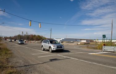The intersection of North Park Drive and State Route 924 at the Humboldt Industrial Park.