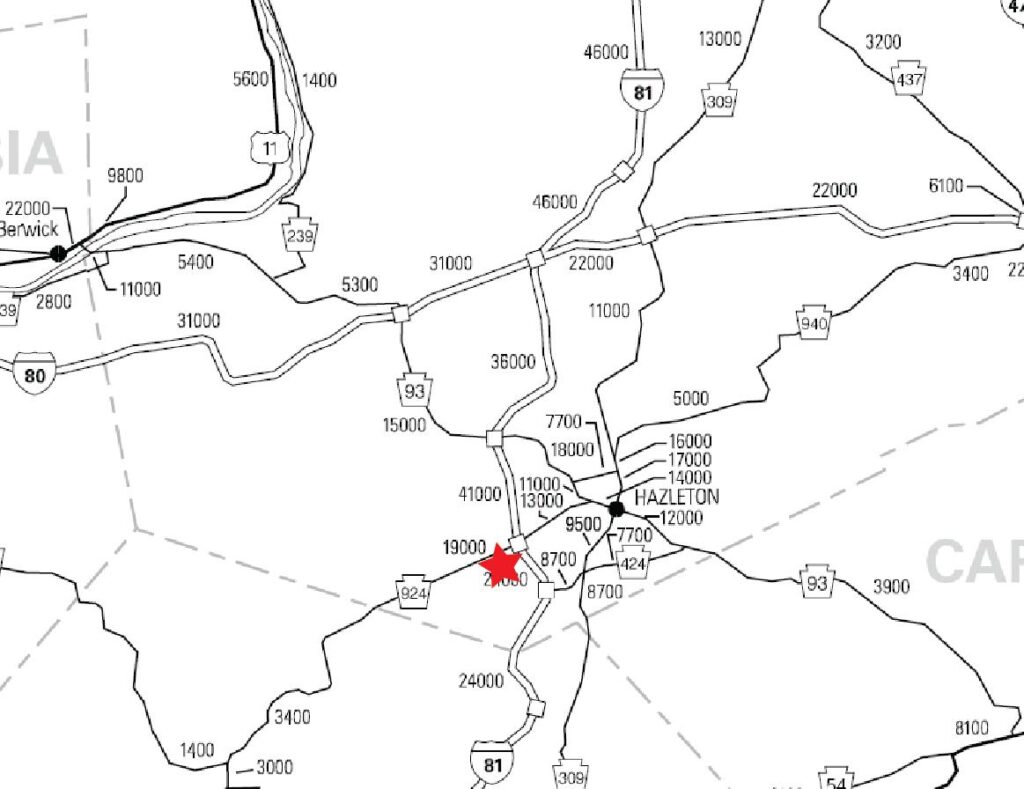 Humboldt Station traffic map
