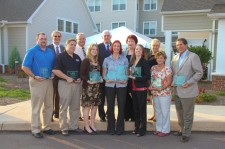 CAN DO Curb Appeal Award winners include, front row, from left: Ryan Horvath, United States Cold Storage; Anthony Parrell, IMR Limited; Meghan Ball, JPC Equestrian; Karen Buckley, First Quality Nonwovens; Carla Hill Thaler, Residence Inn by Marriott; Kim Segilia, 5th Gear; and Lee Glassberg, High Mountain Hardware. Back row: Gary Danish, co-chair, Curb Appeal Awards; Charles Burkhardt, CAN DO Community Relations Committee; Kevin O’Donnell, president, CAN DO; Lonnie Polli, co-chair, Curb Appeal Awards; and Nancy Stasko, director of administration, CAN DO. Missing from photo: Representatives from Service Electric Cablevision, Inc. and Bemis Company, Inc.