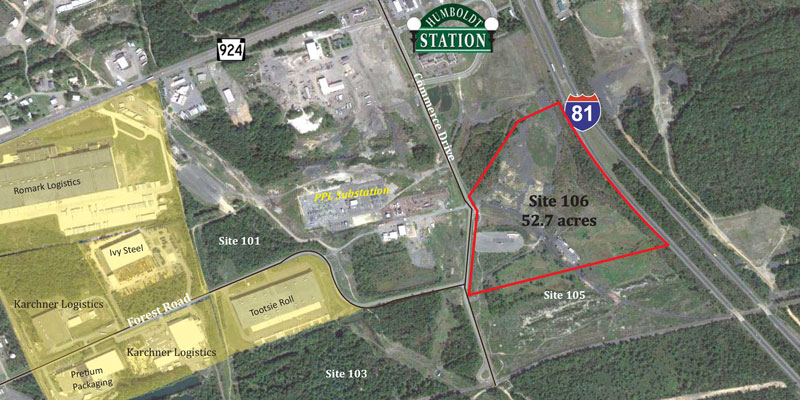 HIP East site 106 aerial