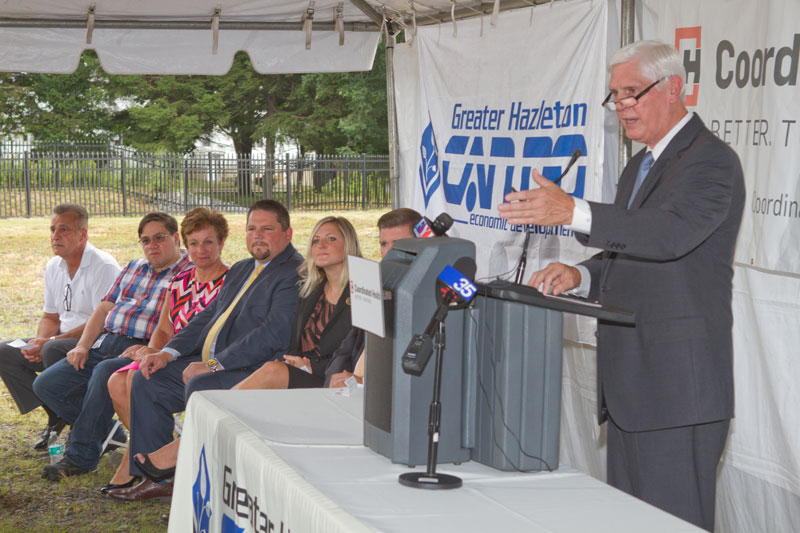 CAN DO President, Kevin O'Donnell, speaking at Coordinated Health groundbreaking