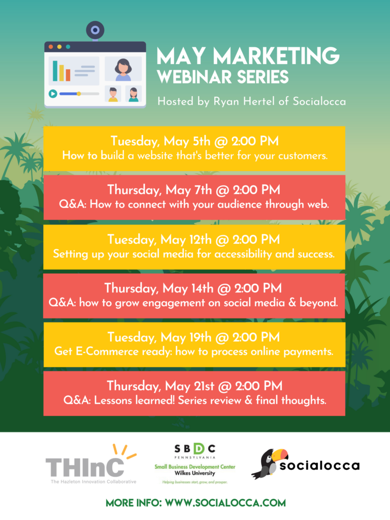 Socialocca Webinar Series with THInC